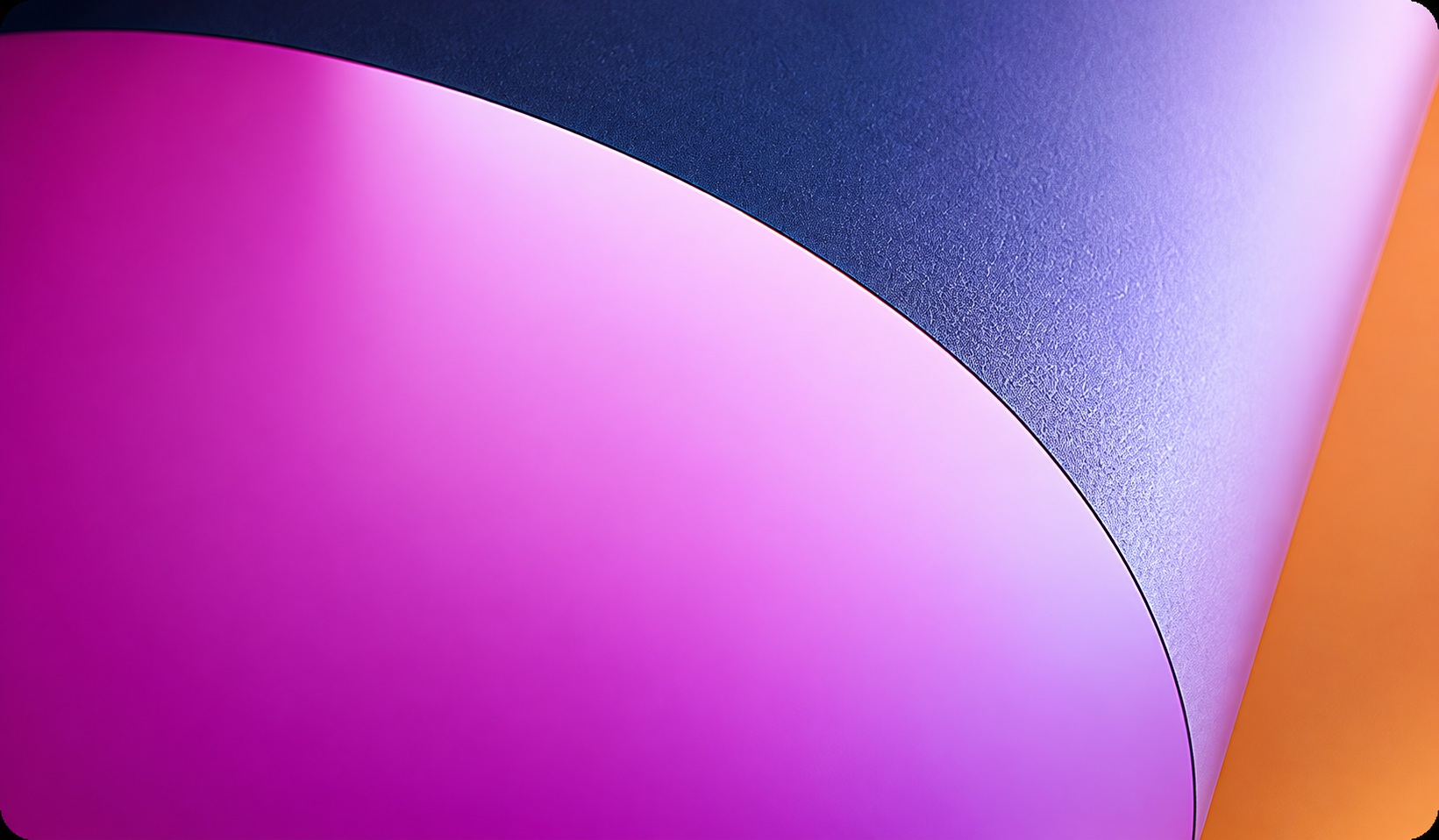 Glossy Magenta Curves with Navy Texture