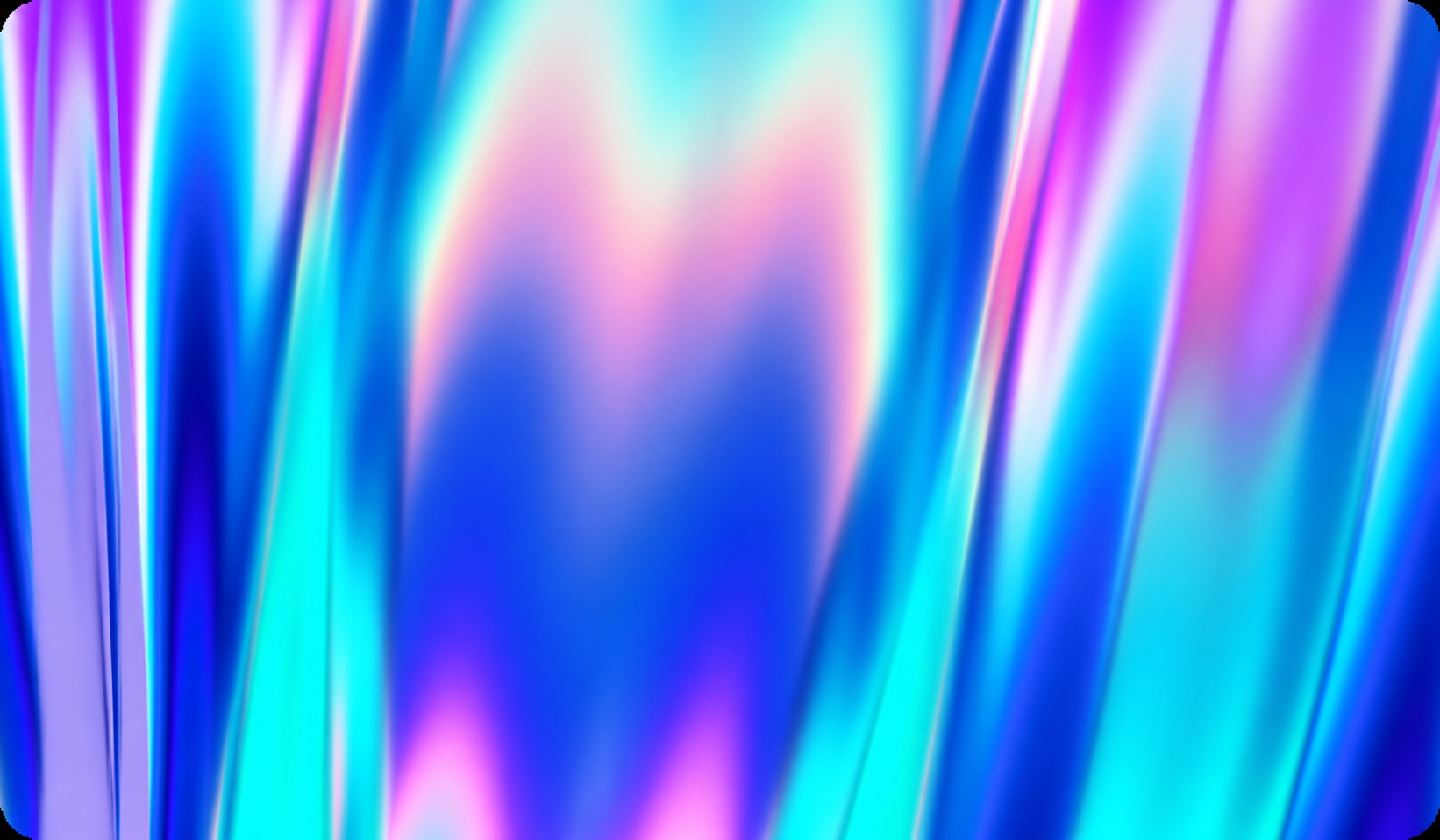 Iridescent Aurora Flow Wallpaper